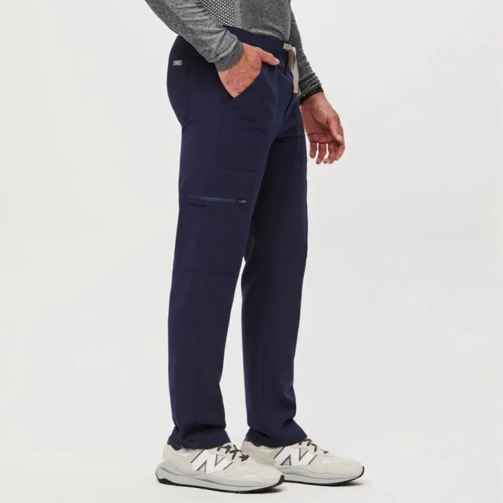 FIGS Men's XS Blue Cargo Scrub Pants 9‎ Pockets Workwear